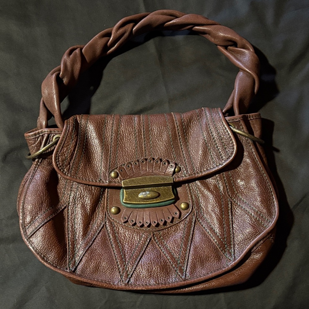Brown Leather Handbag